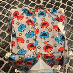 2T elmo and Cookie Monster pajama set